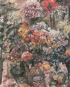 Lovis Corinth, Stillleben mit Chrysanthemen und Amaryllis